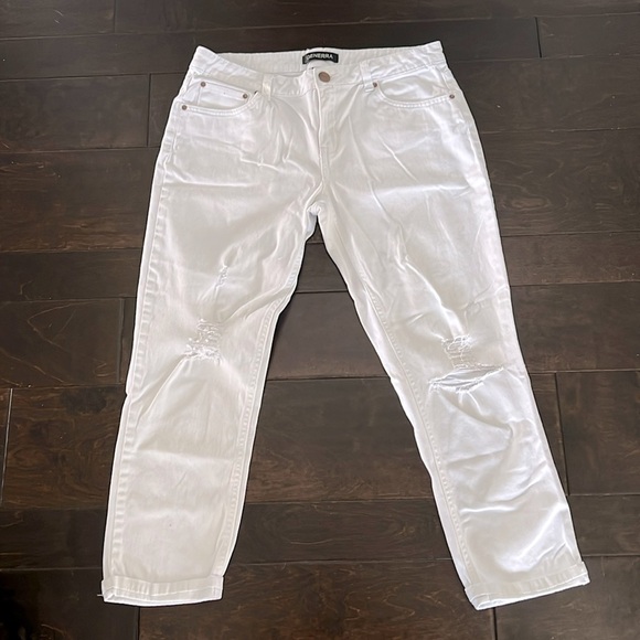 Genera white cropped jeans 9 - Picture 1 of 13